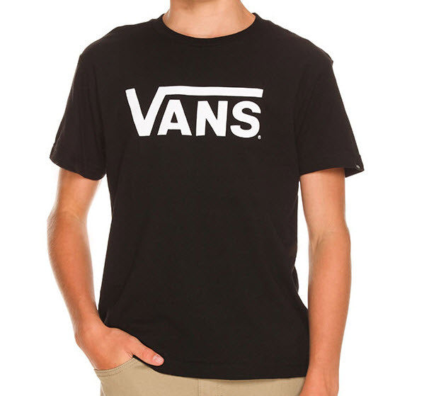 Vans Classic Boys T-Shirt VN-0IVFY28 BLACK Famous Rock Shop Newcastle 2300 NSW Australia