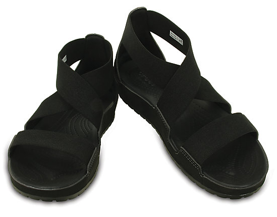 Crocs Anna Ankle Strap Sandals Black