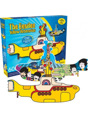 The Beatles Yellow Submarine Double Sided Jigsaw Puzzle (28"x15.75")