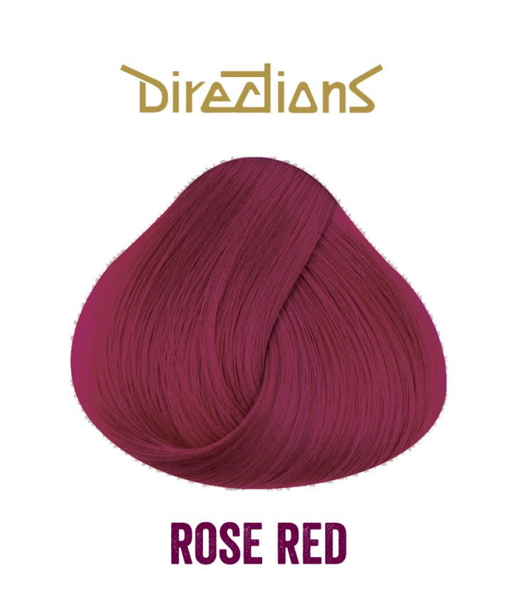 Directions Rose Red Auf Dunklem Haar Hair Dye Directions Rose Red – Famous Rock Shop