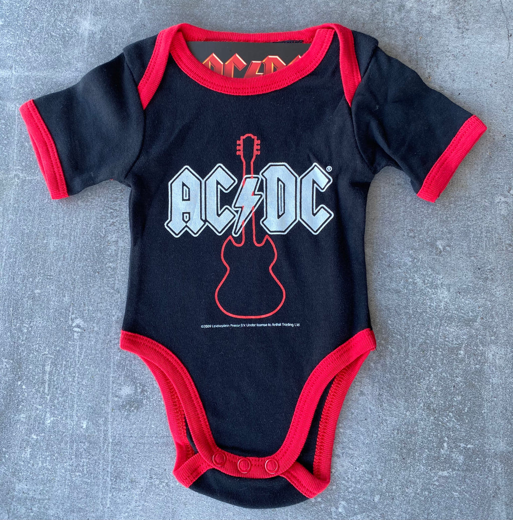 ACDC Short Sleeve Baby Bodysuit – Famous Rock Shop