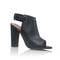 RMK Nisha Black Leather Heels