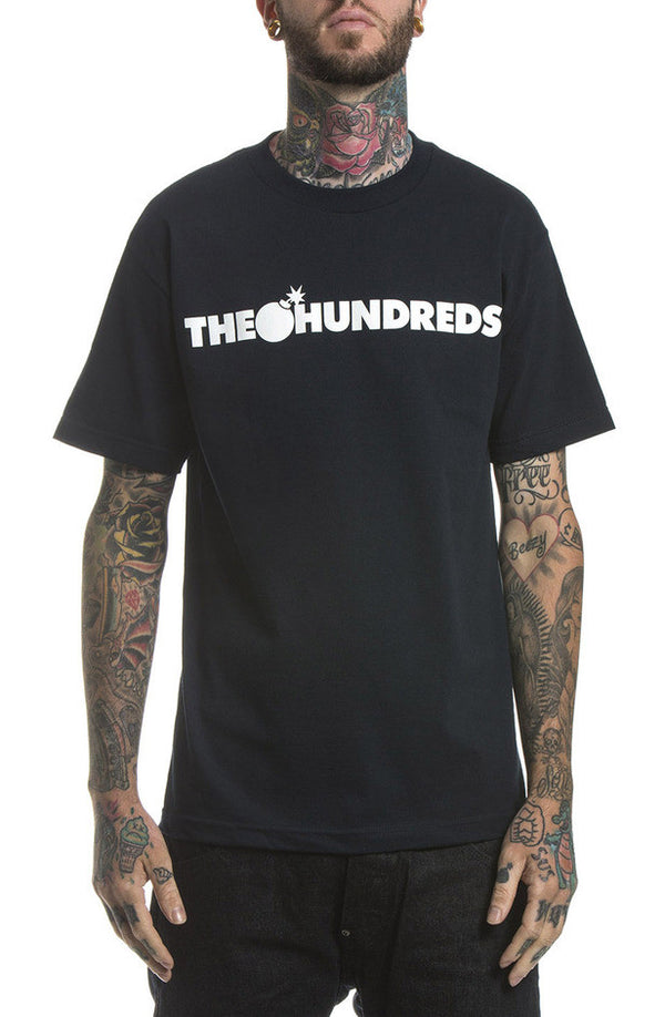 The Hundreds Forever Bar Navy Logo T-Shirt