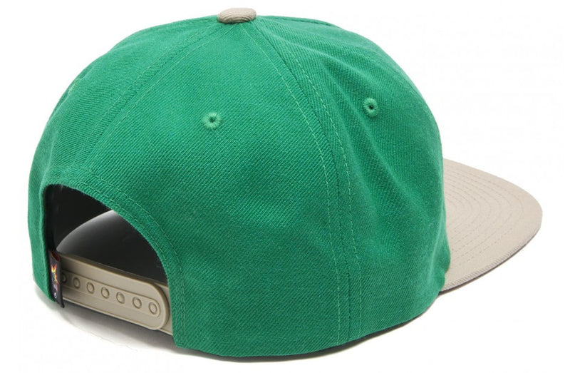 The Hundreds Bar Logo Green Snapback Cap
