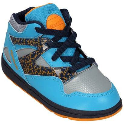 Reebok Kid's Toddler Versa Pump Omni Lite Blue/ Grey/ Navy/ Orange