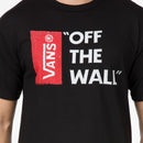 Vans OFF THE WALL Black T-shirt VU2KBLK Cotton T-Shirt Men's Famous Rock Shop Newcastle NSW Australia