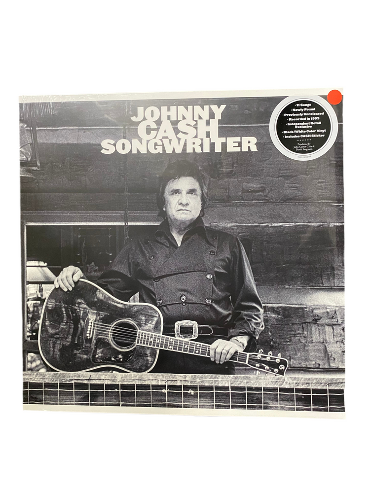 Johnny Cash Song writer Indie excl Black / White LP Record