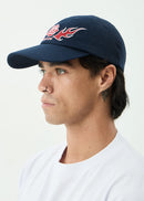 Afends Desert Rose - Panelled Cap - Navy