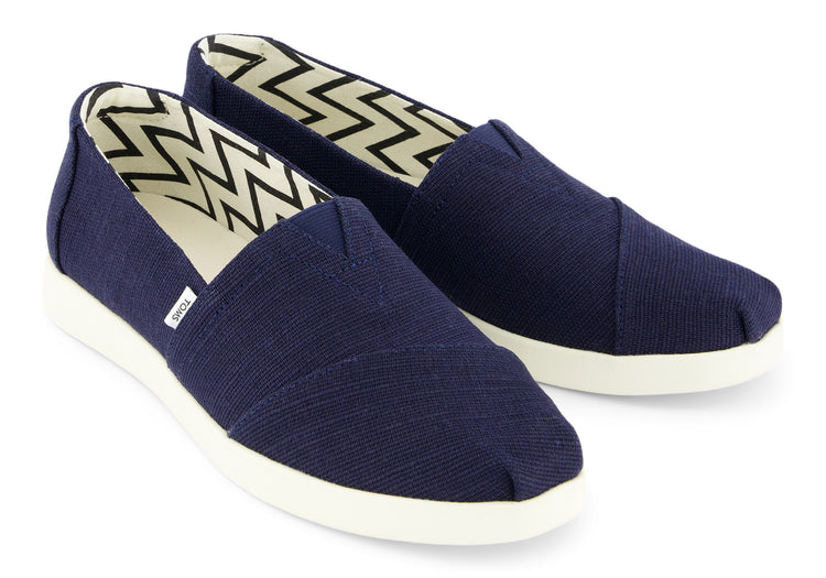 Toms Womens Alpargata Plus - Navy Canvas