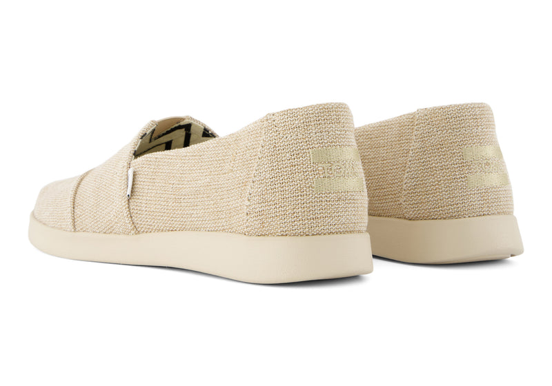 Toms Womens Alpargata Plus - Natural Undyed Heritage Canvas