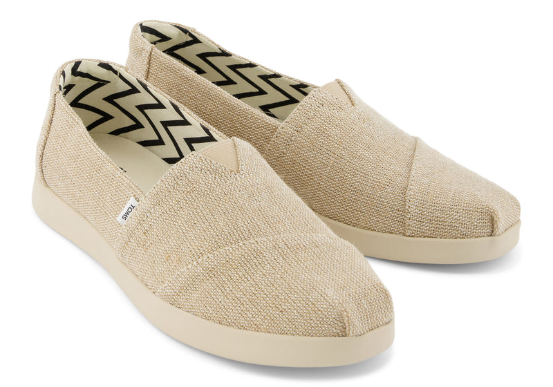 Toms Womens Alpargata Plus - Natural Undyed Heritage Canvas