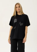 Afends Unbound Oversized Tee Black