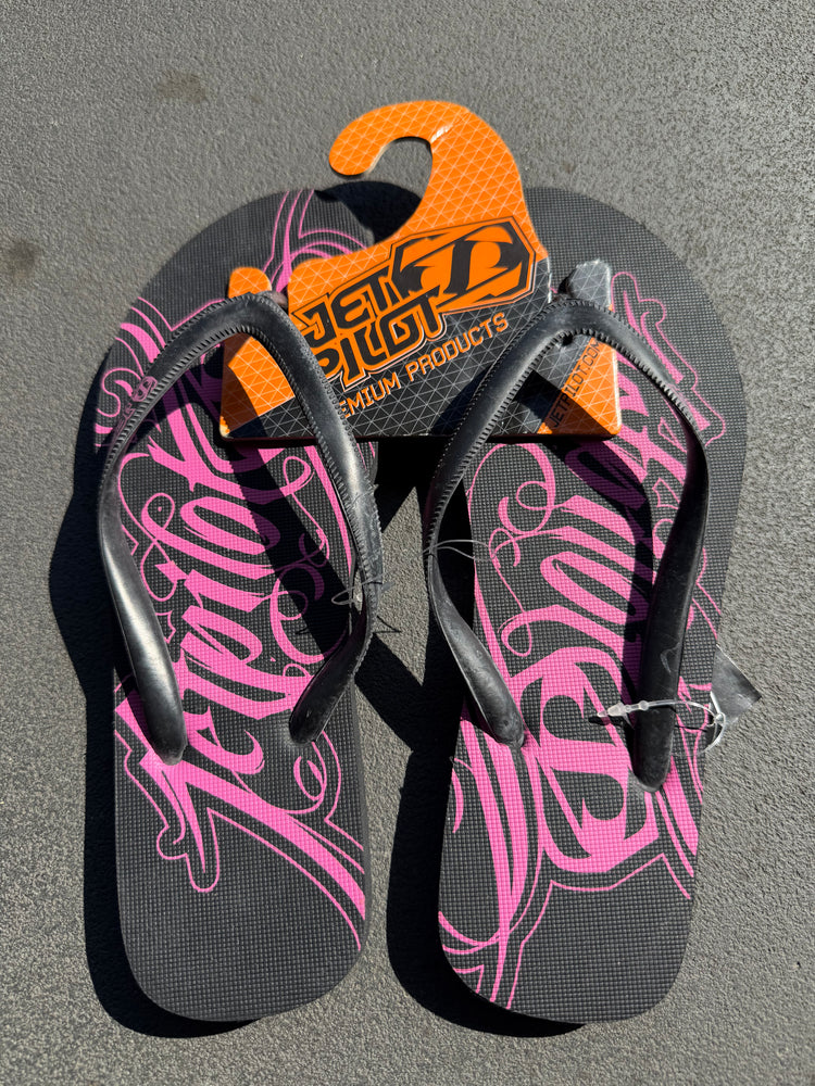 Jetpilot Script girls thong Black/Pink
