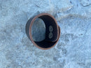 Leather Wristband Strap Brown.