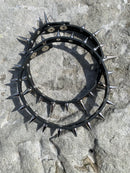 Famous Rock Shop Spike Studded Leather Choker 002