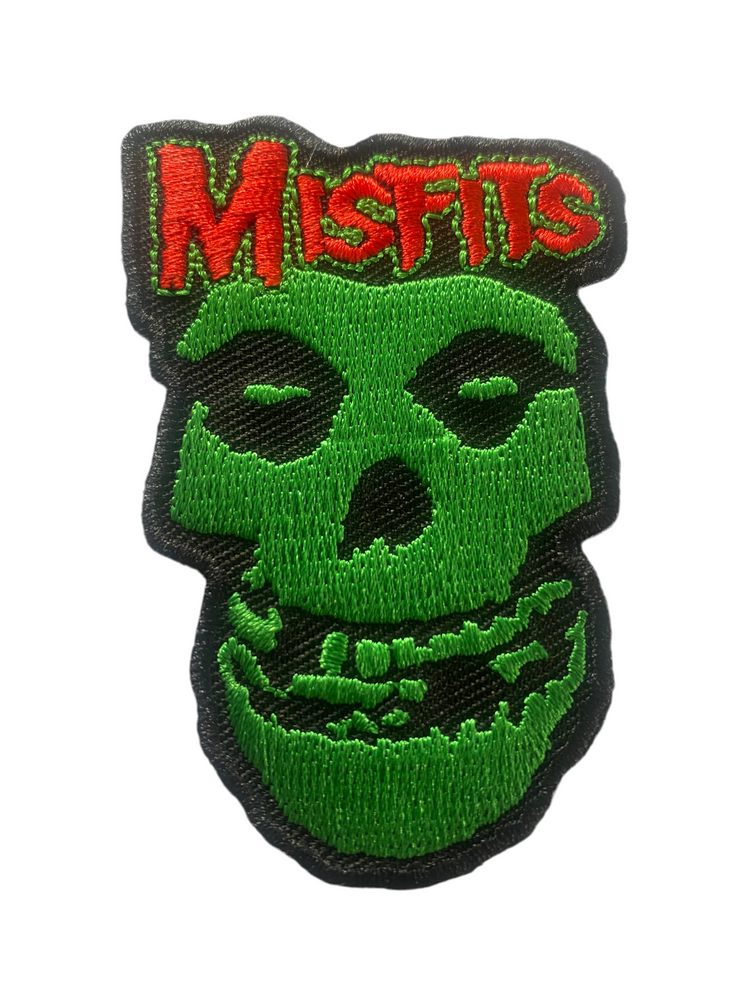 Misfits Classic Fiend Green Skull Patch