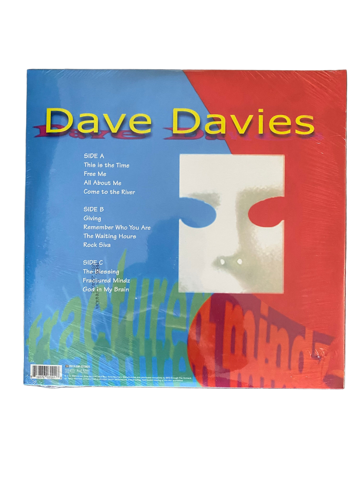 Dave Davies Fractured Mindz &nbsp;2 LP Green Vinyl RSD&nbsp;