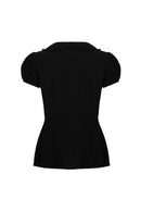 Hell Bunny Winnie Blouse Black