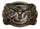 Large Size Western Bull Cowboy Cowgirl Belt Buckle
