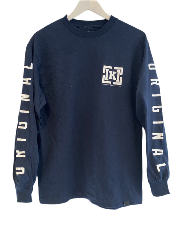 KREW OG Bracket Long Sleeve Navy Tee 103772-400