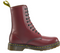 Dr Martens 1490 Cherry 10 Hole Leather Boots 11857600