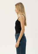 Afends Sara Rib Slinglet Black