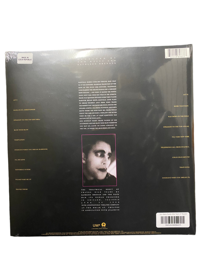 Tom Waits Franks Wild Years LP Record