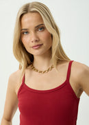 Afends Sara Rib Slinglet Ketchup