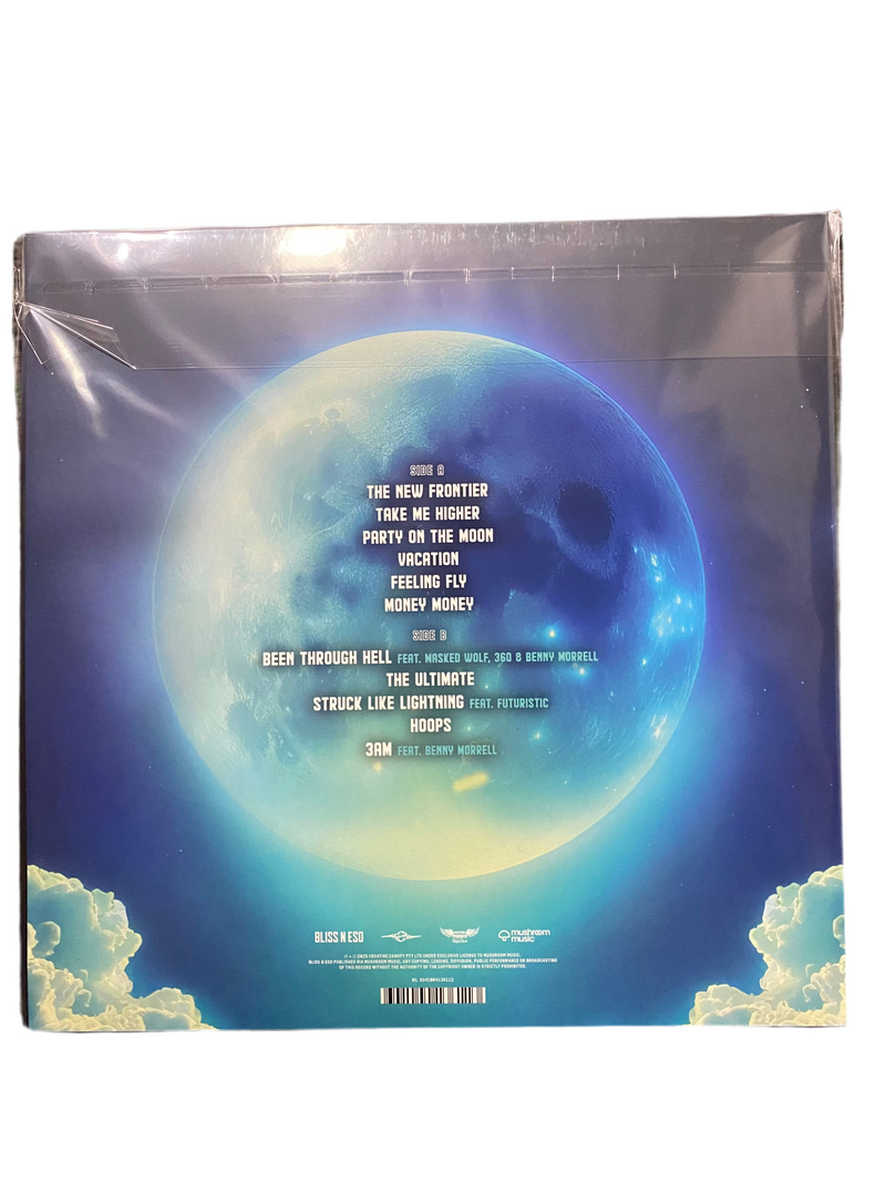 Bliss N Eso The Moon The Light Side Blue Moon LP Record.