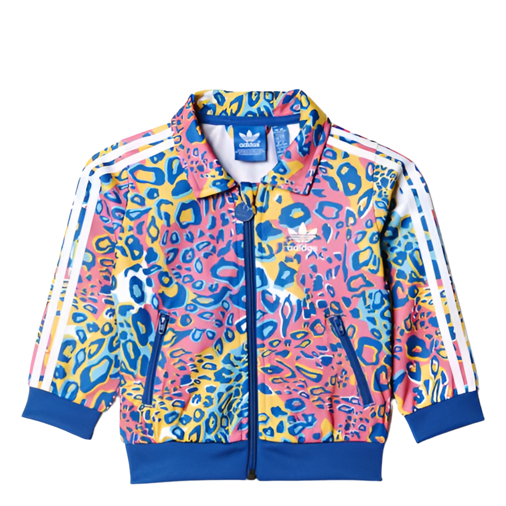 Adidas Originals Kids Printed Track Suit Multi Blue