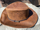 Gunnedah Shapeable Bark Leather Hat