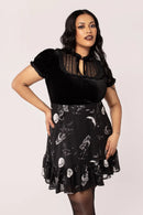 Hell Bunny Mourning Top Black