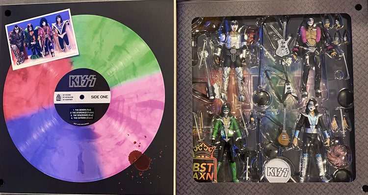 Kiss - The Band Vegas Outfits 4-Pack BST AXN 5" Action Figure Set SDCC Exclusive
