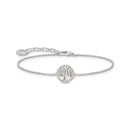 Thomas Sabo ~ Bracelet with Tree of love Pendant ~ Silver