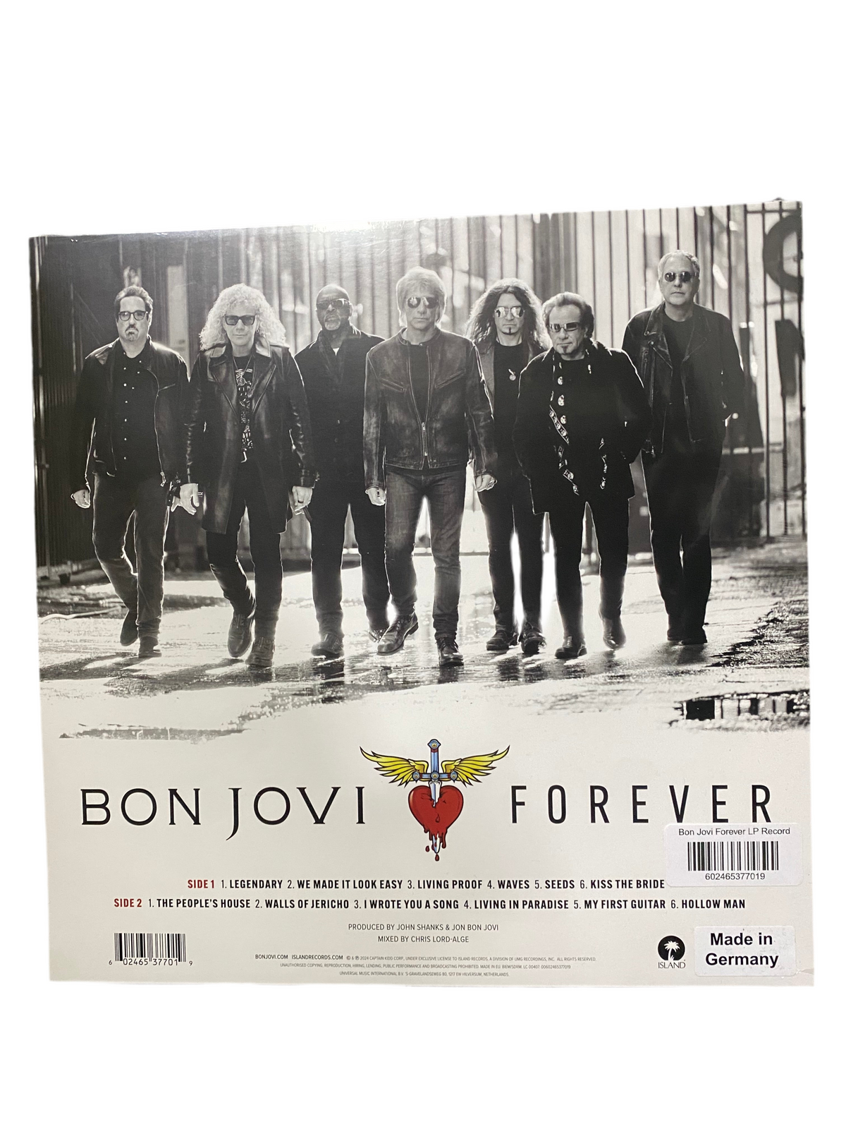 Bon Jovi Forever LP Record.