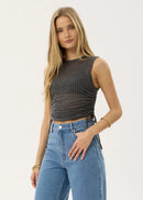 Afends Libra Sheer Drawstring Tank