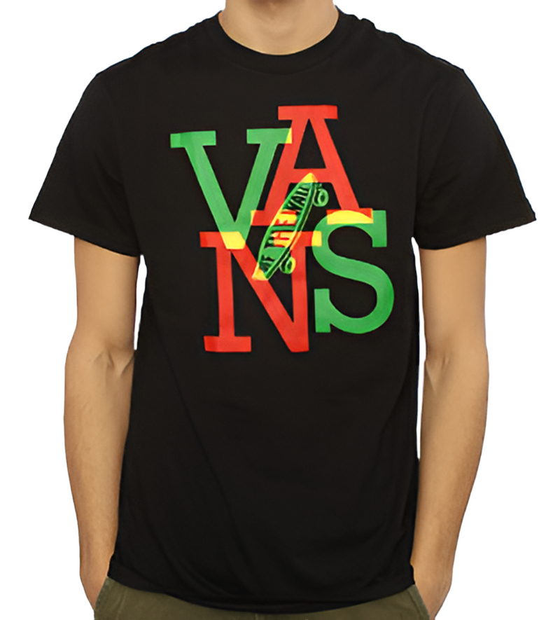 Vans T-Shirt Overlapse Black