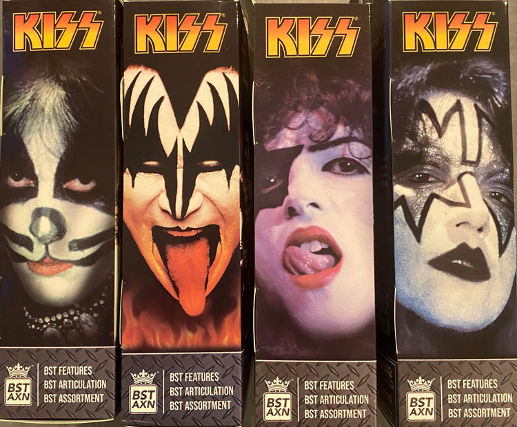 Kiss - The Demon -The Catman -The Spaceman -The Starchild Figures.