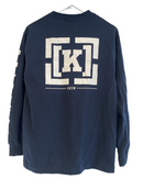 KREW OG Bracket Long Sleeve Navy Tee 103772-400