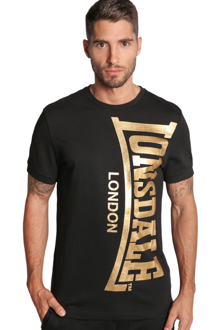 Lonsdale Tyler T-shirt Black Gold LE558T