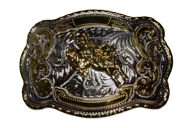 Large Size Western Rodeo Cowboy Cowgirl Belt Buckle