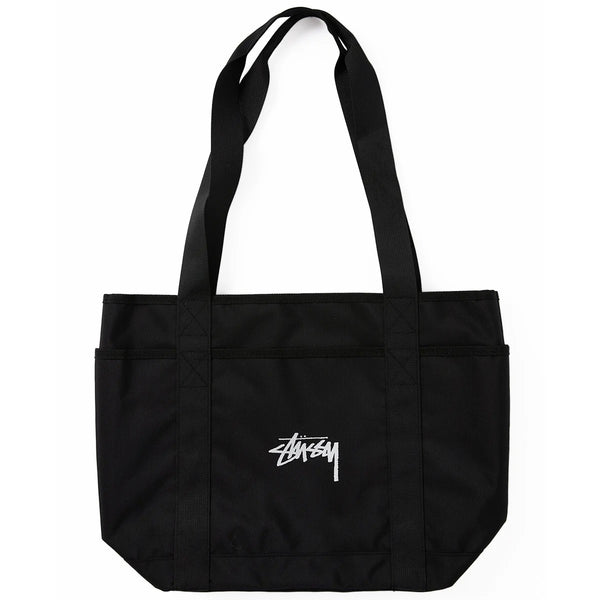 Stussy Stock Black Tote Bag