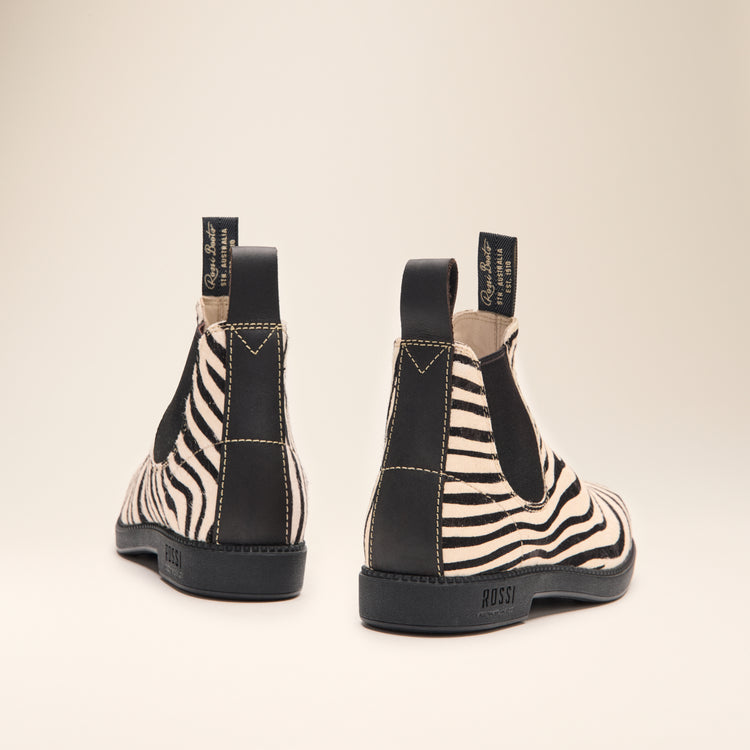 Rossi 607 Booma Vivid Boot Zebra Print