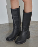 Roc Ridge Black Leather Knee High Boots