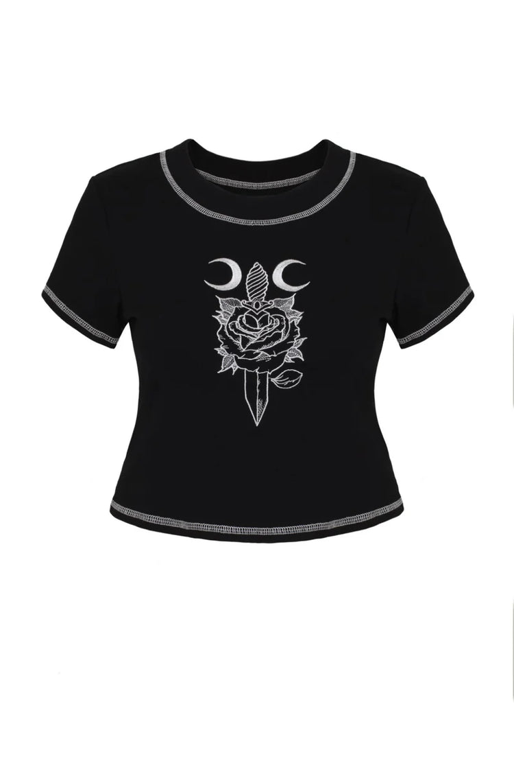 Hell Bunny Roesia Top Black