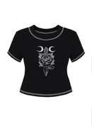 Hell Bunny Roesia Top Black