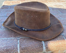 Gunnedah Shapeable Bark Leather Hat..