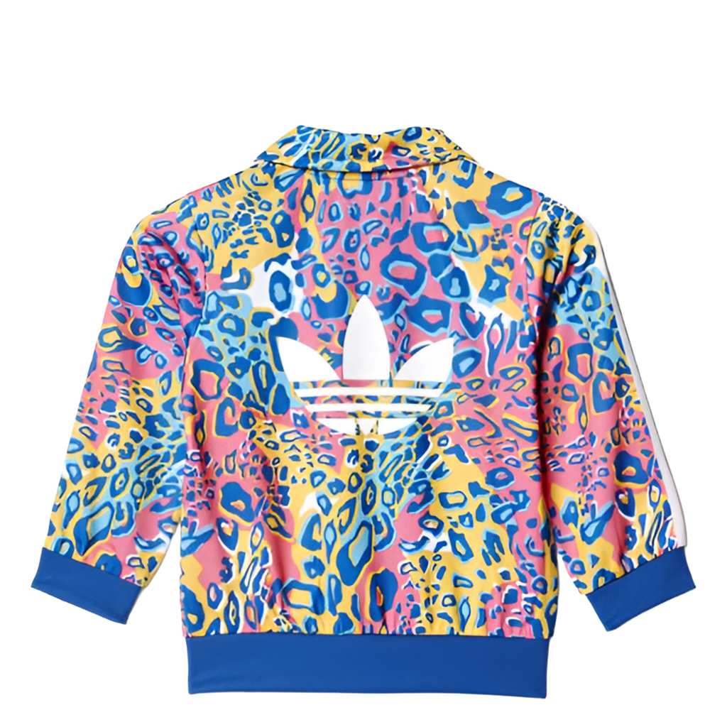 Adidas Originals Kids Printed Track Suit Multi Blue