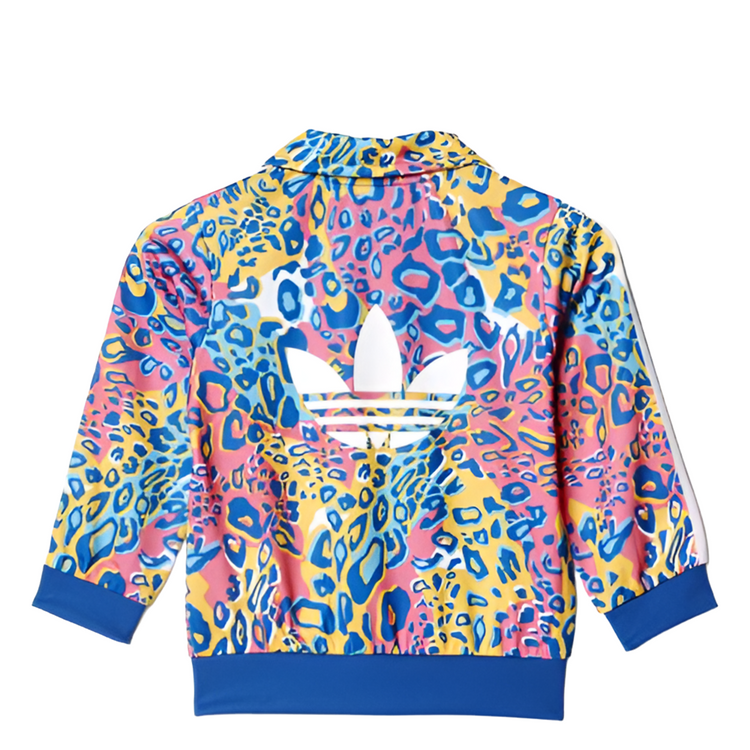 Adidas Originals Kids Printed Track Suit Multi Blue