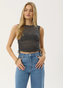 Afends Libra Sheer Drawstring Tank